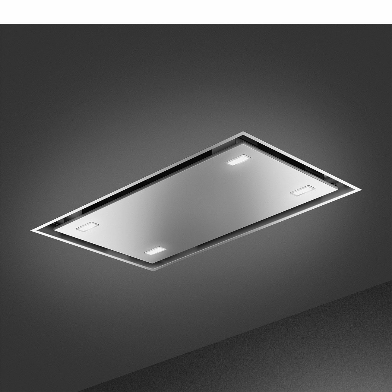 Smeg KSCB94X Afzuigkap Plafond inbouw Roestvrijstaal 624 m³/uur A+