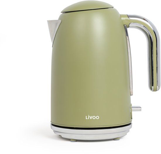 Livoo Art de Vivre DOD180V - Retro Style Waterkoker - 1.7L - 2200W - Retro Green
