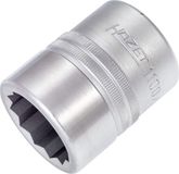 Hazet - Dop twaalfkant 1 " 80 mm Zilver