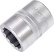Hazet - Dop twaalfkant 1 " 80 mm Zilver