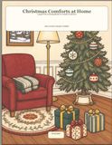 Christmas Comforts at Home: Large Print Coloring Book for Adults & Seniors