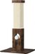 Brun vintage 73 cm haut arbre à griffer en sisal