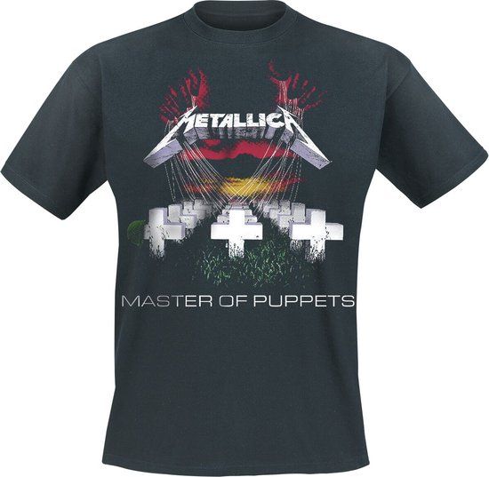 Metallica Master Of Puppets Heren T-shirt - zwart - 4XL
