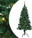 vidaXL Hoek Kunstkerstboom met 150 LED Groen 150 cm PVC en Metaal