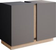 Vicco Gloria Wastafelonderkast – 70.4 x 55.5 cm met 2 deuren Antraciet