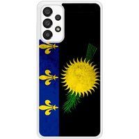 Samsung Galaxy A33 Drapeau guadeloupe Verstevigd hoesje met sublimatie bedrukking