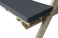 LuLu wonen Table de pique-nique - 150x30cm - Anthracite - Imperméable