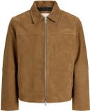 JACK & JONES Suède jasje Cognac