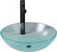 vidaXL Lavabo avec robinet et évacuation pop-up verre trempé mat