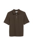 comma T-Shirt donkerbruin