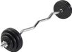 Gorilla Sports EZ-Curlset 35 kg - Rubber - Halter met gewichten -30 mm