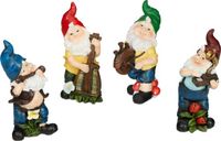 Relaxdays Tuinkabouter Set van 4