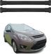 Omac Barres de toit en aluminium pour Ford Grand C-max II 2010-2019 – Tüv / Din 75302:2019 – Charge max 75 kg – 2 barres noir