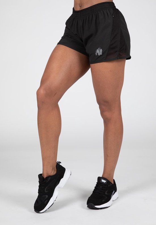 Gorilla Wear Portland 2-In-1 Shorts - Zwart - XL