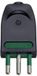 Vimar 00203, S11, Zwart, 2P, 250 V, 10 A