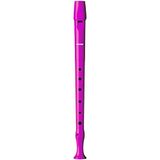 Hohner 9508 fluit roze hoes groen transparant