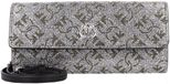 PINKO Love Portemonnee Leer 19.5 cm - Dames - argento