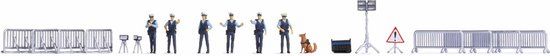 NOCH 16260 H0 Themaset politie-inzet figuren Kant-en-klaar model