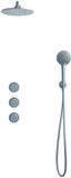 FortiFura Nebbio Opbouw Regendoucheset – Ø30 cm Hoofddouche – RVS Geborsteld