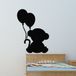 Ambiance Sticker Schoolbordsticker - TEDDYBEER MET BALLONNEN - 40x30cm