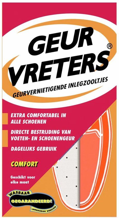 Benckmar Geurvreters Inlegzooltjes Comfort - 1 paar - Unisex - Wit/Zwart
