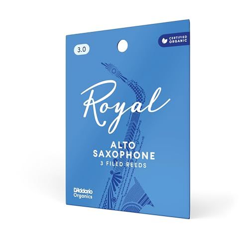 D'Addario Organics Royal Altsaxofoonrieten Sterkte 3.0, 3-Pack