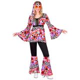 W Groovy Bubbles Jaren 70 Style Roze - Vrouw