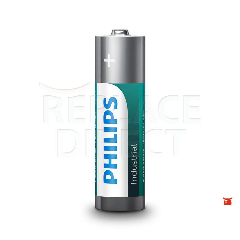 Philips Industrial LR06 Alkaline AA Batterijen - 10 Stuks