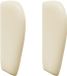 vidaXL - Hoofdbord - oor - Crème - PVC