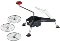 Westmark Schnitzel Mouli - Zwart/Rood/RVS