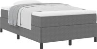 vidaXL Boxspring bed Lichtgrijs 120 x 200 cm Corduroy stof