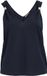 WE Fashion Dames top met gouden accenten - Curve