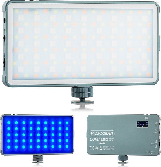 MOJOGEAR Lumi RGB LED-lamp 12W Medium - Grijs