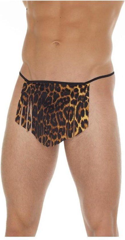 Rimba Amorable - Erotische Jungle String Voor Heren - Panterprint