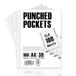 100 Stks A4 Plastic Ponsen Zakken 30 Micron voor Mappen Filing Portefeuilles Mouwen
