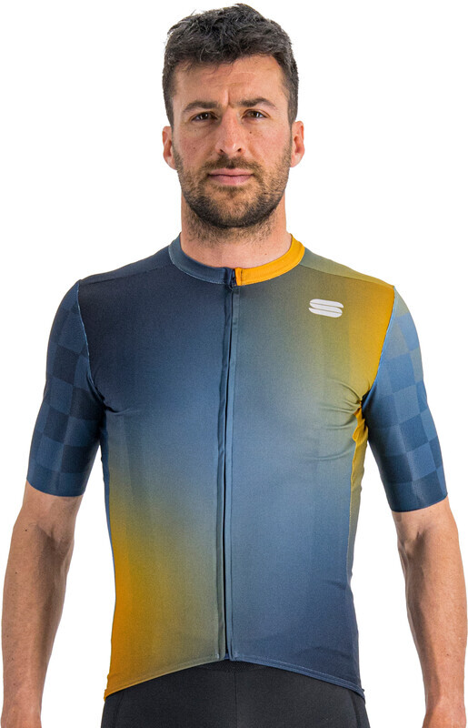 Sportful Rocket Jersey Heren, blauw/geel