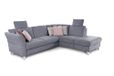 Cavadore Trend banken, polyester, lichtblauw, klein