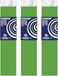 Haza Crepe papier platte vellen - 5x - neon groen - 250 x 50 cm