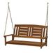 Furinno Tioman Outdoor hangende veranda-schommel met ketting, hout, naturel, 59,9 x 120,5 x 68,5 cm
