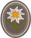 Clawgear insigne ovale Edelweiss