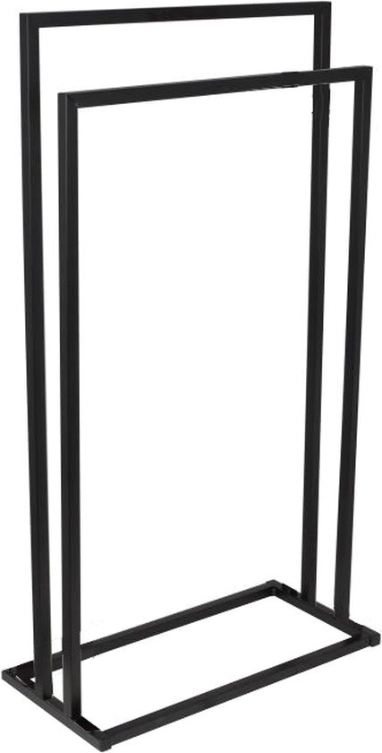 Viking Choice Handdoekenrek - staand - 45x21,5x84,5 cm - mat zwart