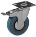 Rader - Draaiend Wielset met Rem - 50 mm - Kunststof en Rubber - Anticorrosief
