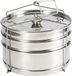 Panier vapeur empilable 3 couches en acier inoxydable - Grande capacité - Casserole vapeur