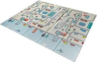 Babify Speeltapijt voor baby's, dikte 1,5 cm, opvouwbaar, antislip, omkeerbaar, waterdicht, draagbaar, 180 x 200 cm
