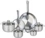 Fackelmann Set van 2 Bakpannen 24 en 32 cm en 4 Kookpotten 12, 14, 16 en 20 cm Elo Profi Brillant