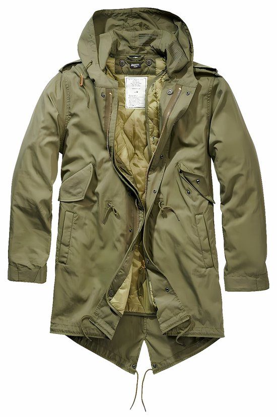 Brandit M51 Parka Heren Parka - olijf - M