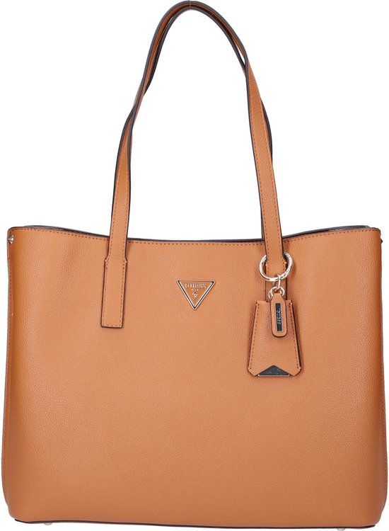 GUESS Meridian Girlfriend Tote Cognac - Schoudertas voor dames