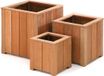 Intergard Bloembak plantenbak vierkant bangkirai hardhout 40x40cm