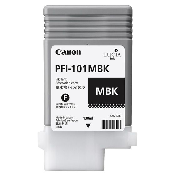 Canon PFI-101MBK - Zwart - 130ml - Inktcartridge