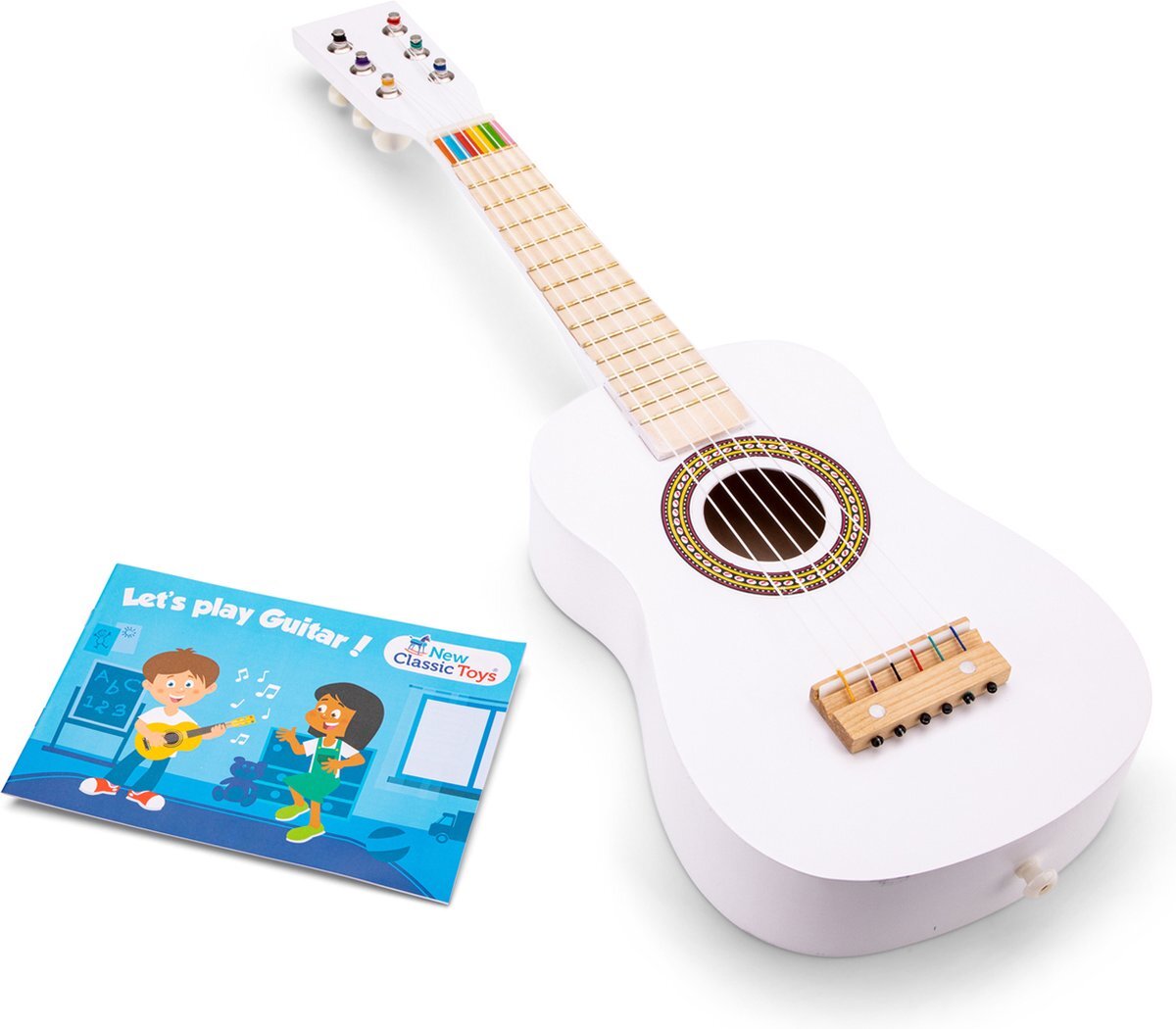 New Classic Toys New Class ic Toys Gitaar - Wit